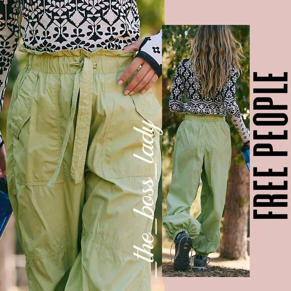 Free People wide-leg pants trousers Movement jogger track activewear Small - Picture 1 of 8